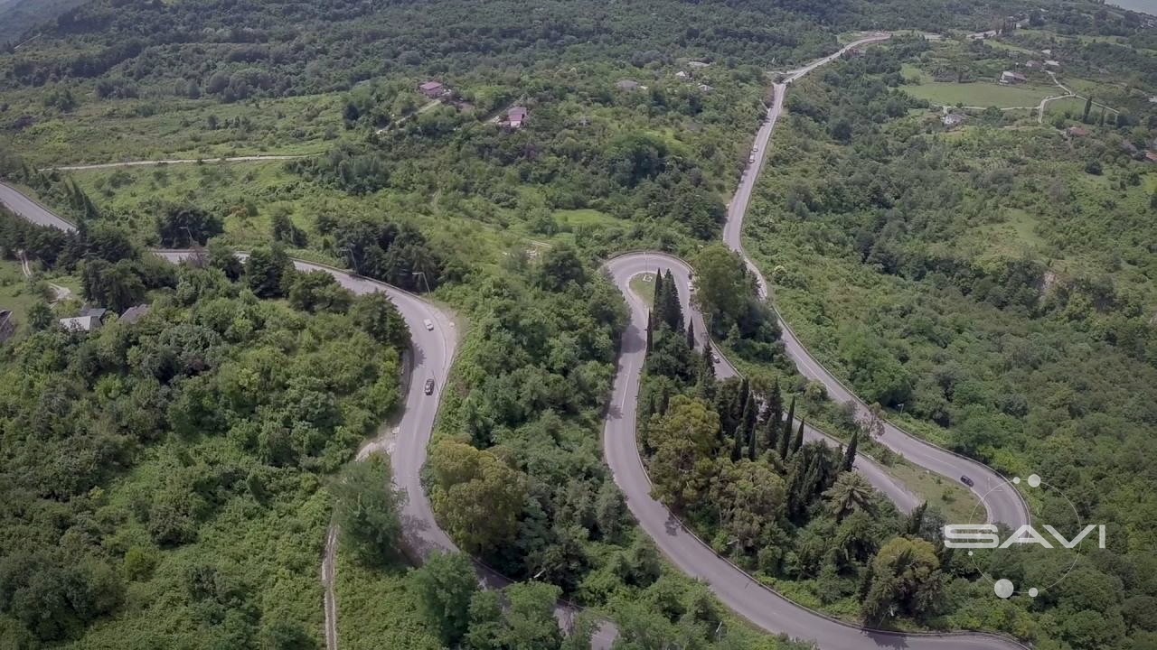 дорога Абхазия побережье трасса серпантин