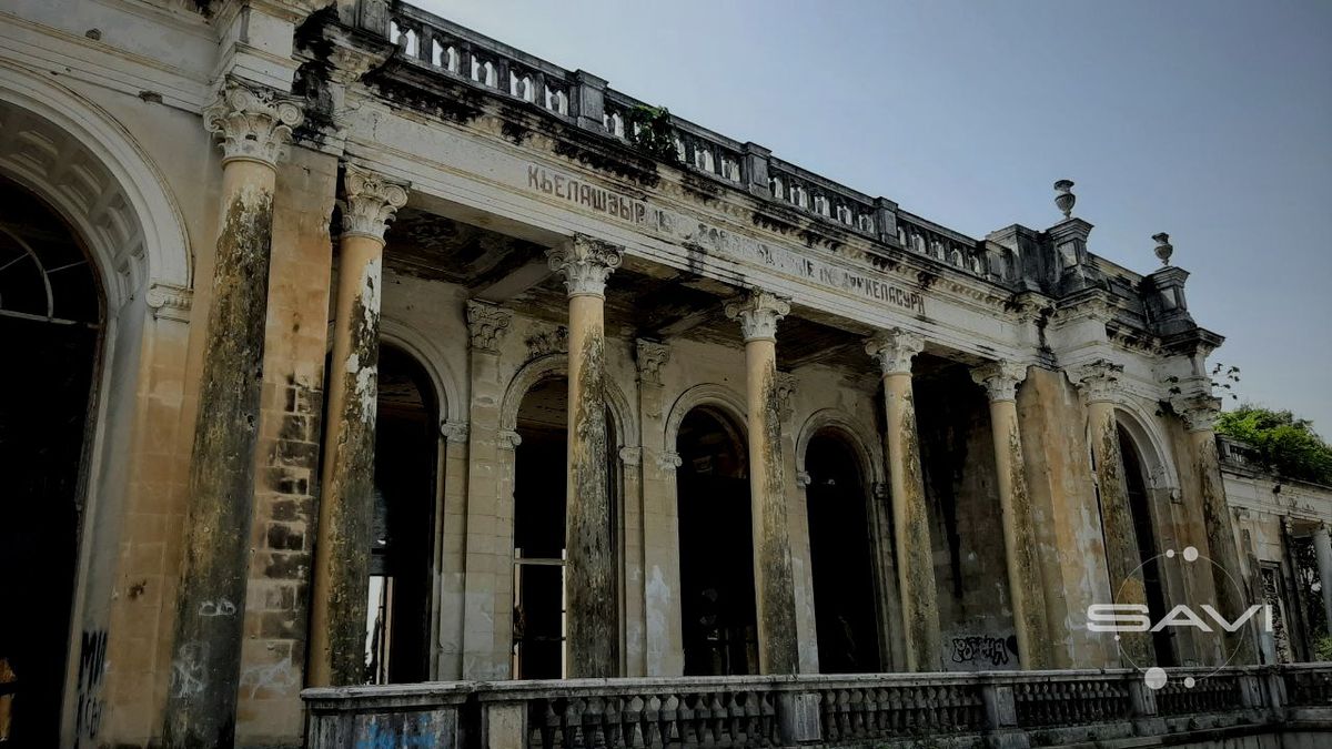 Georgia, Abkhasia, Gulripshi, Сухум - Заброшенный железнодорожный вокзал станции Келасури WMID9164387